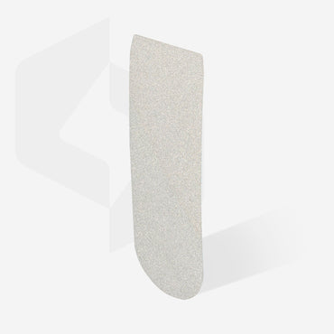 Disposable white files for pedicure grater EXPERT 10 80 grit (30 pcs)