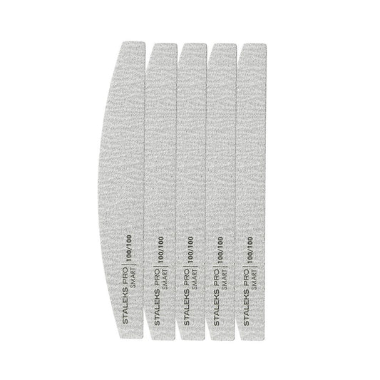Set mineral crescent nail file SMART 100/100 grit, (5 pc.) image 0