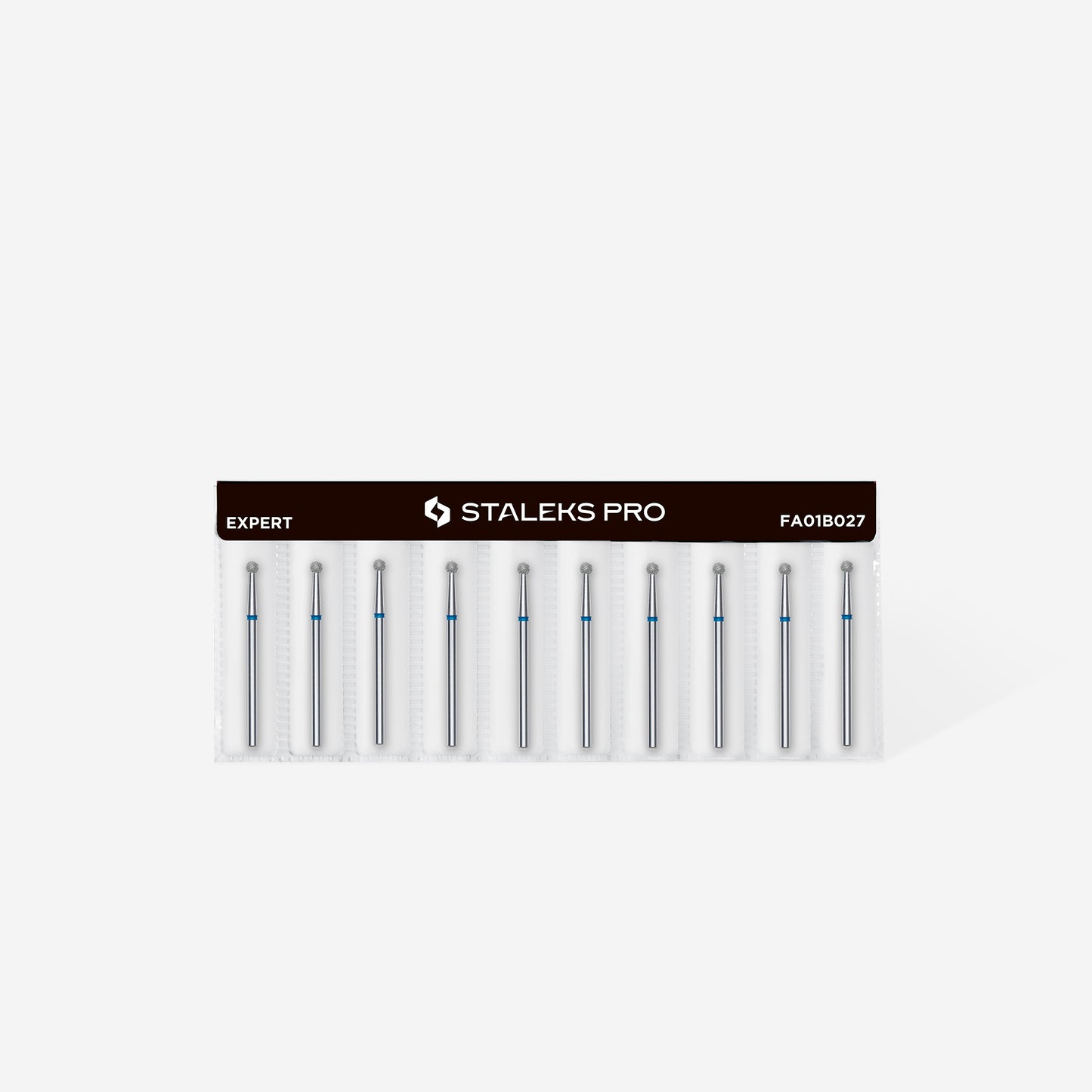 Diamond nail drill bit ball blue EXPERT head diameter 2,7 mm