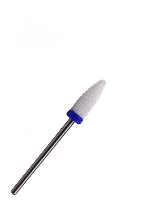 Flame Ceramic Nail Drill Bit. Blue image 0