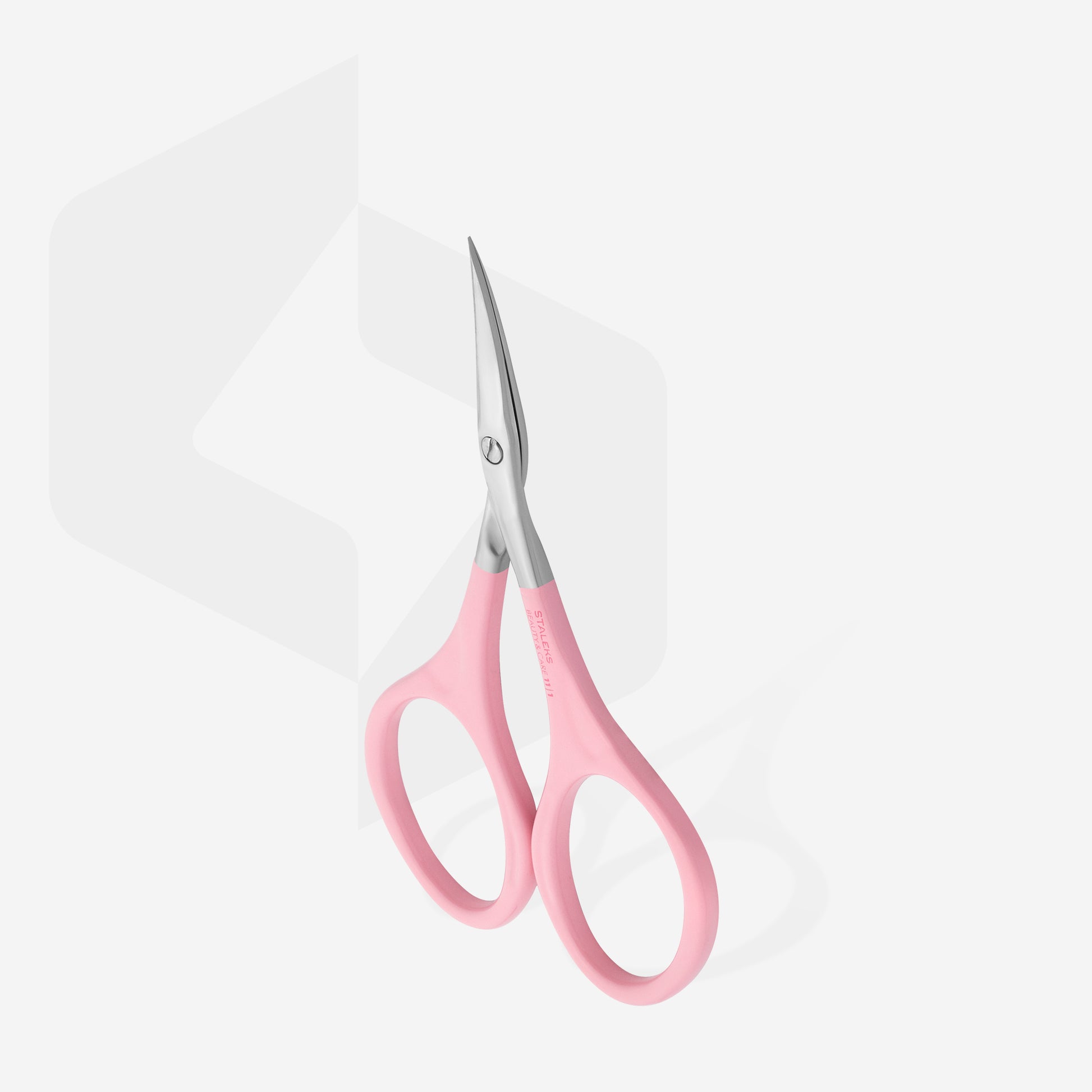 Pink cuticle scissors BEAUTY & CARE 11 TYPE 1 image 2