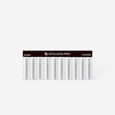 Diamond nail drill bit, "drop" , blue, head diameter 1.6 mm/ working part 4 mm