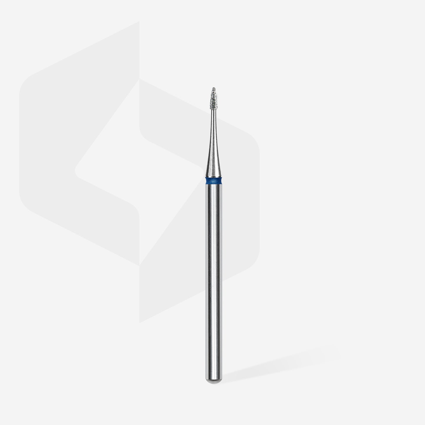 Diamond nail drill bit flame mini blue EXPERT head diameter 1 mm / working part 3 mm image 1