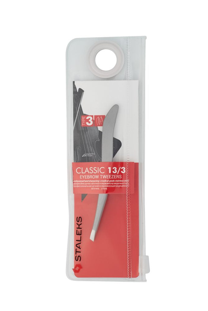 Eyebrow tweezers CLASSIC 13 TYPE 3 (wide slant) image 4