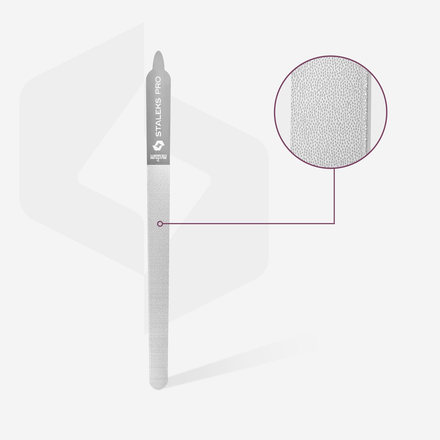 Laser nail file EXPERT 11 155 mm (straight with handle) image 1