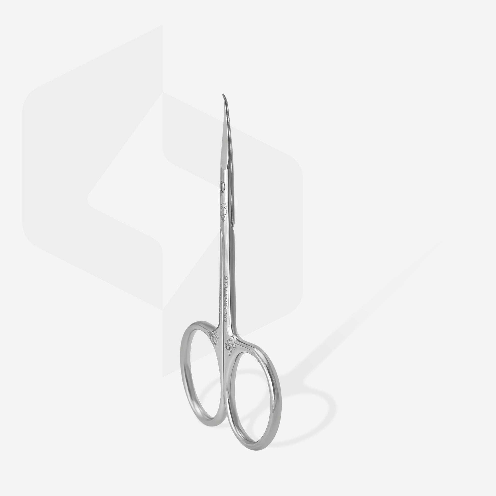 Professional cuticle scissors with hook Staleks Pro Exclusive 23 Type 2 (Magnolia) image 2