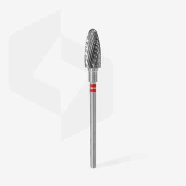 Carbide Nail Drill Bit For Left-Handed Users Corn Red EXPERT Head Diameter 6 Mm / Working Part 14 Mm image 1