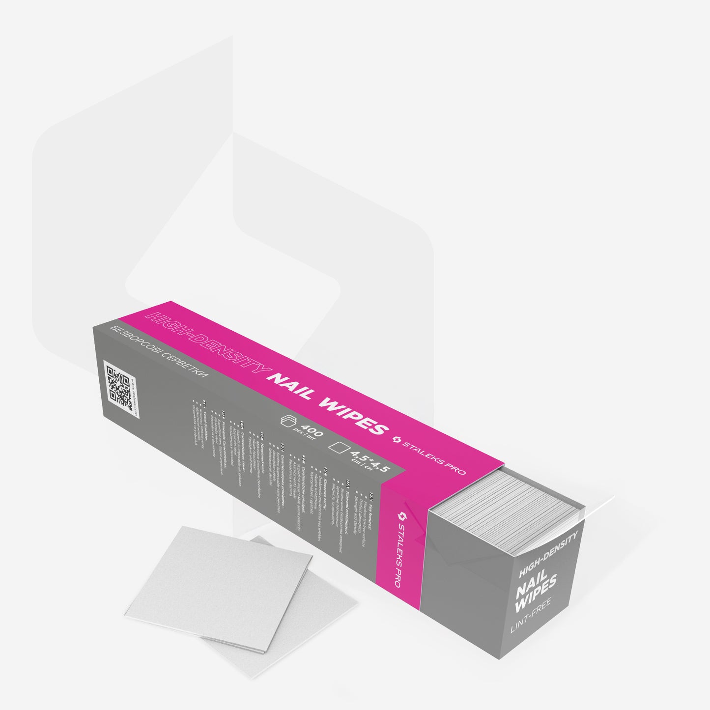 Lint-Free Dense Wipes SMART (400 pcs) – Professional Nail Wipes