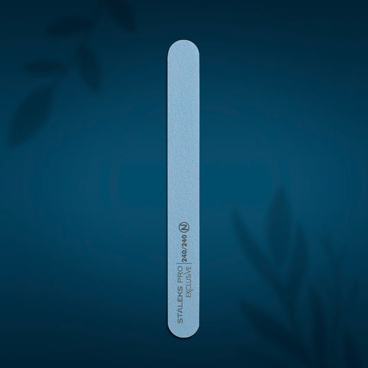 Mineral straight nail file EXCLUSIVE without foam 240/240 grit