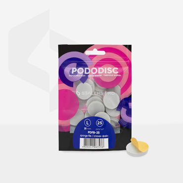 Disposable files-sponges for pedicure disc Pododisc Staleks Pro L (25 pcs) image 1