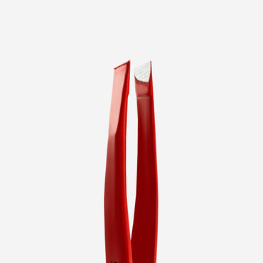 Eyebrow tweezers EXPERT 11 TYPE 3 (wide slant) red colour image 1