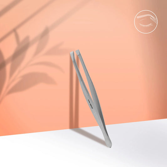 Eyebrow tweezers CLASSIC 10 TYPE 1 (wide straight) image 0
