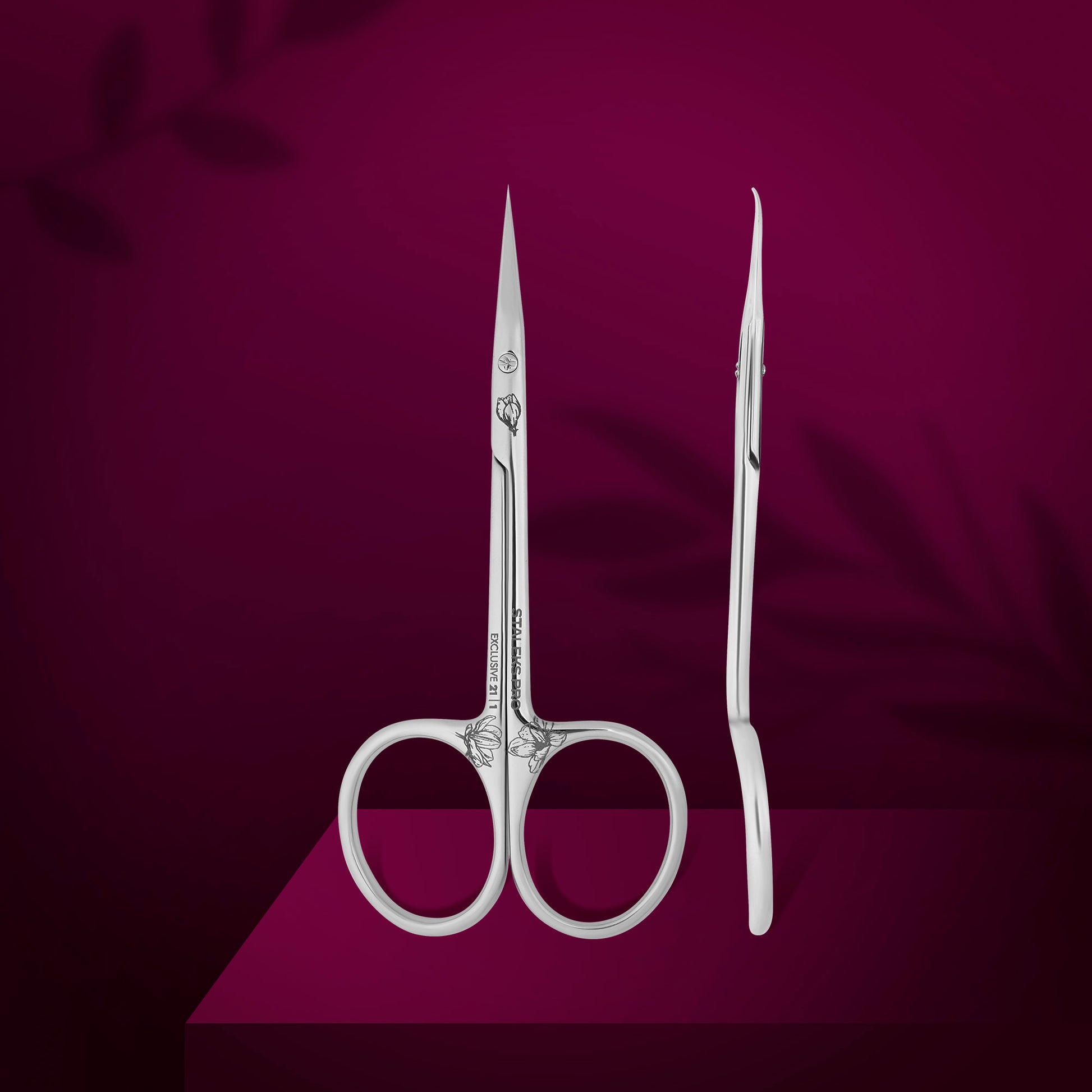 Professional cuticle scissors EXCLUSIVE 21 TYPE 1 (Magnolia) image 0