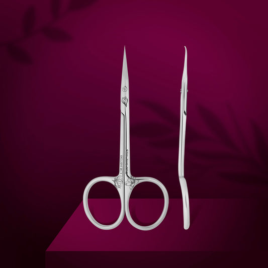 Professional cuticle scissors EXCLUSIVE 21 TYPE 1 (Magnolia) image 0
