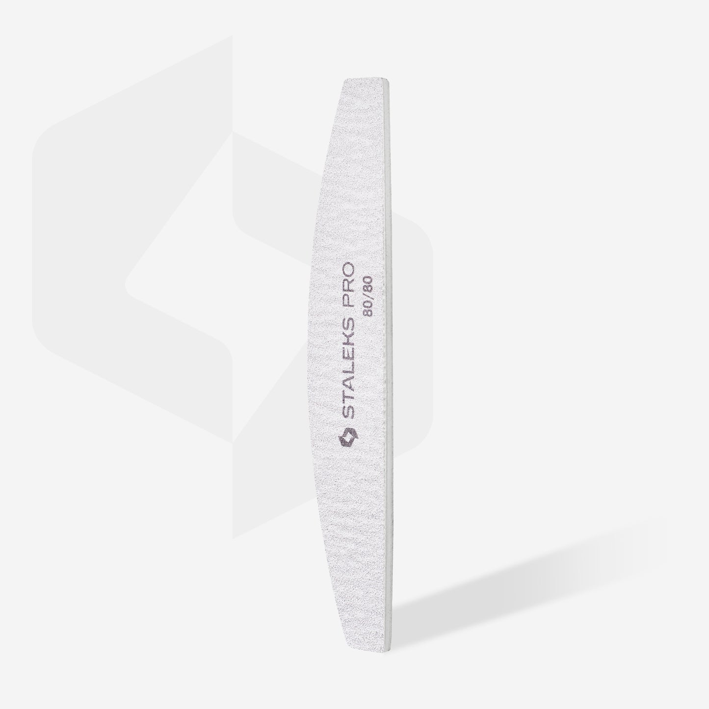 Set mineral crescent nail file SMART 80/80 grit, (5 pc.)