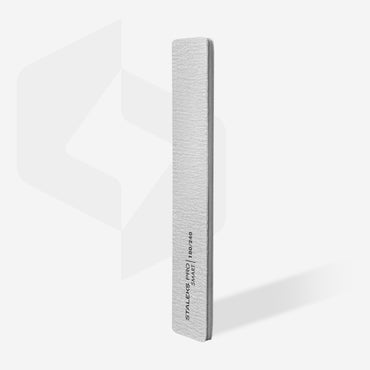 Mineral broad straight nail file SMART 180/240 grit, (5 pcs.), set
