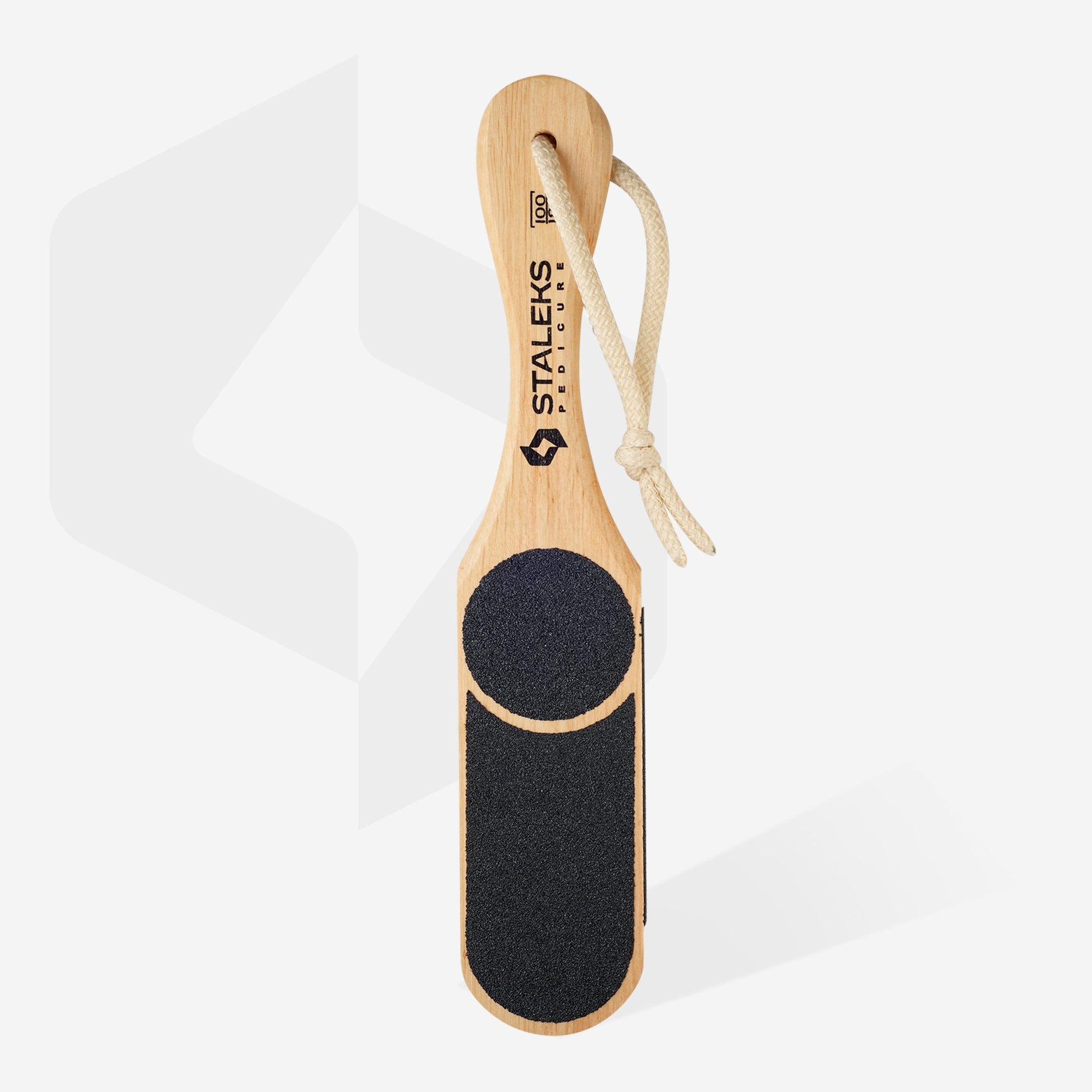 Wooden pedicure foot file BEAUTY & CARE 10 TYPE 3 (60/80/100/120) image 1