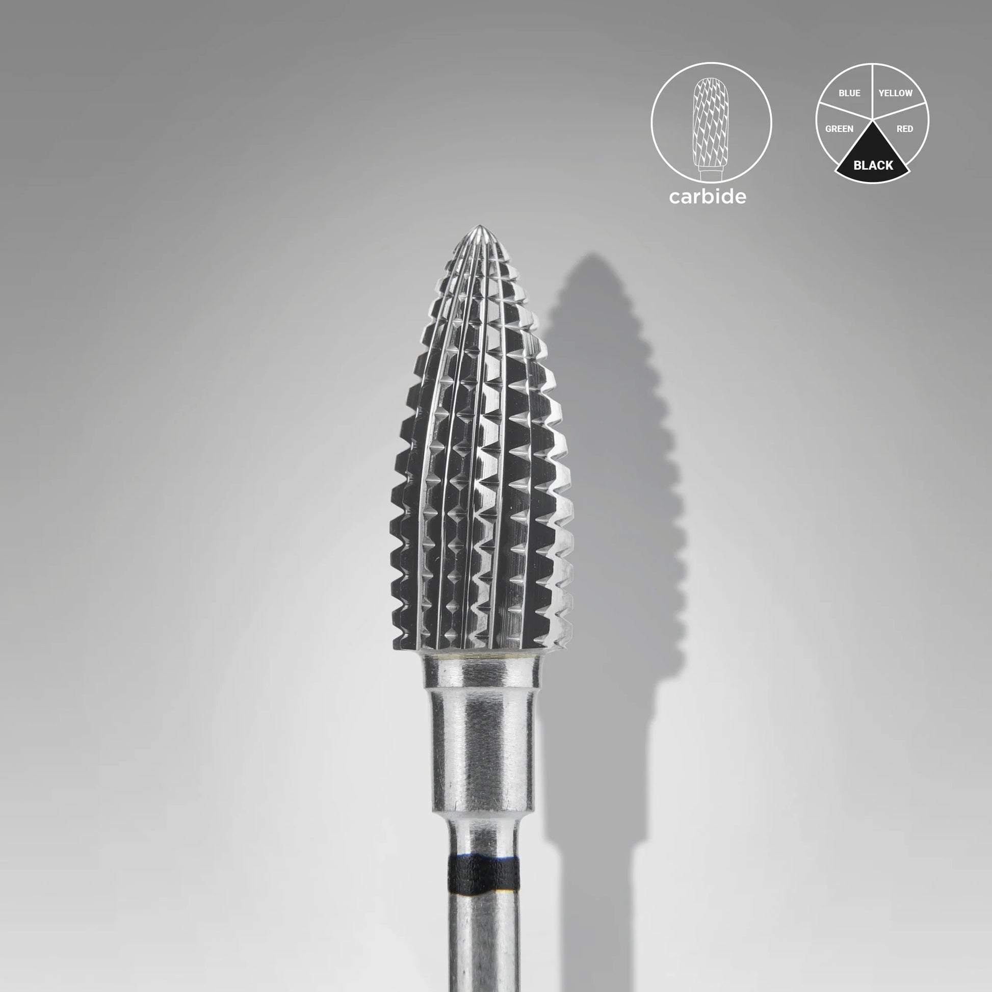 Carbide Nail Drill Bit Pine Cone Black Hard EXPERT Head Diameter 6 Mm / Working Part 14 Mm image 0