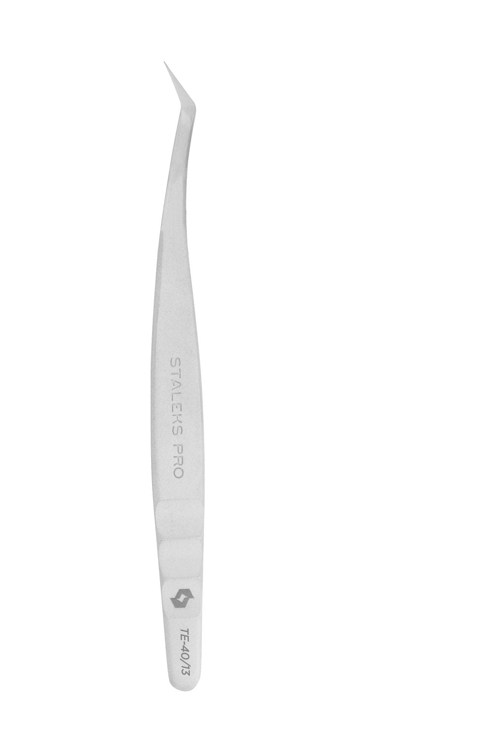 Professional eyelash tweezers EXPERT 40 TYPE 13 (L-shaped,40') image 3