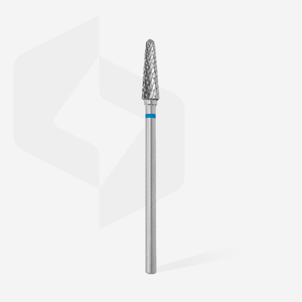 Carbide nail drill bit, “frustum” blue, head diameter 4 mm / working part 13 mm image 1