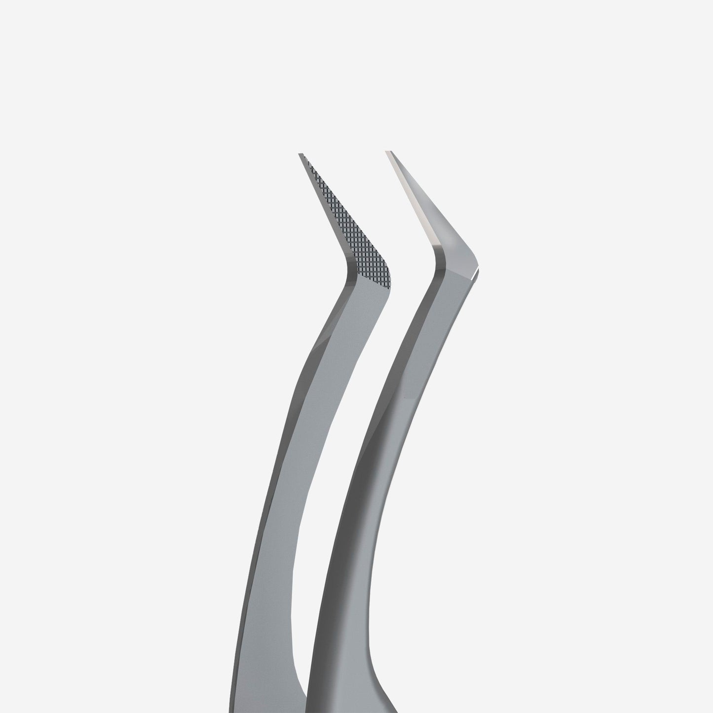 Professional eyelash tweezers with fiber tips EXPERT 45 TYPE 2 (L-shaped, 40′) image 2