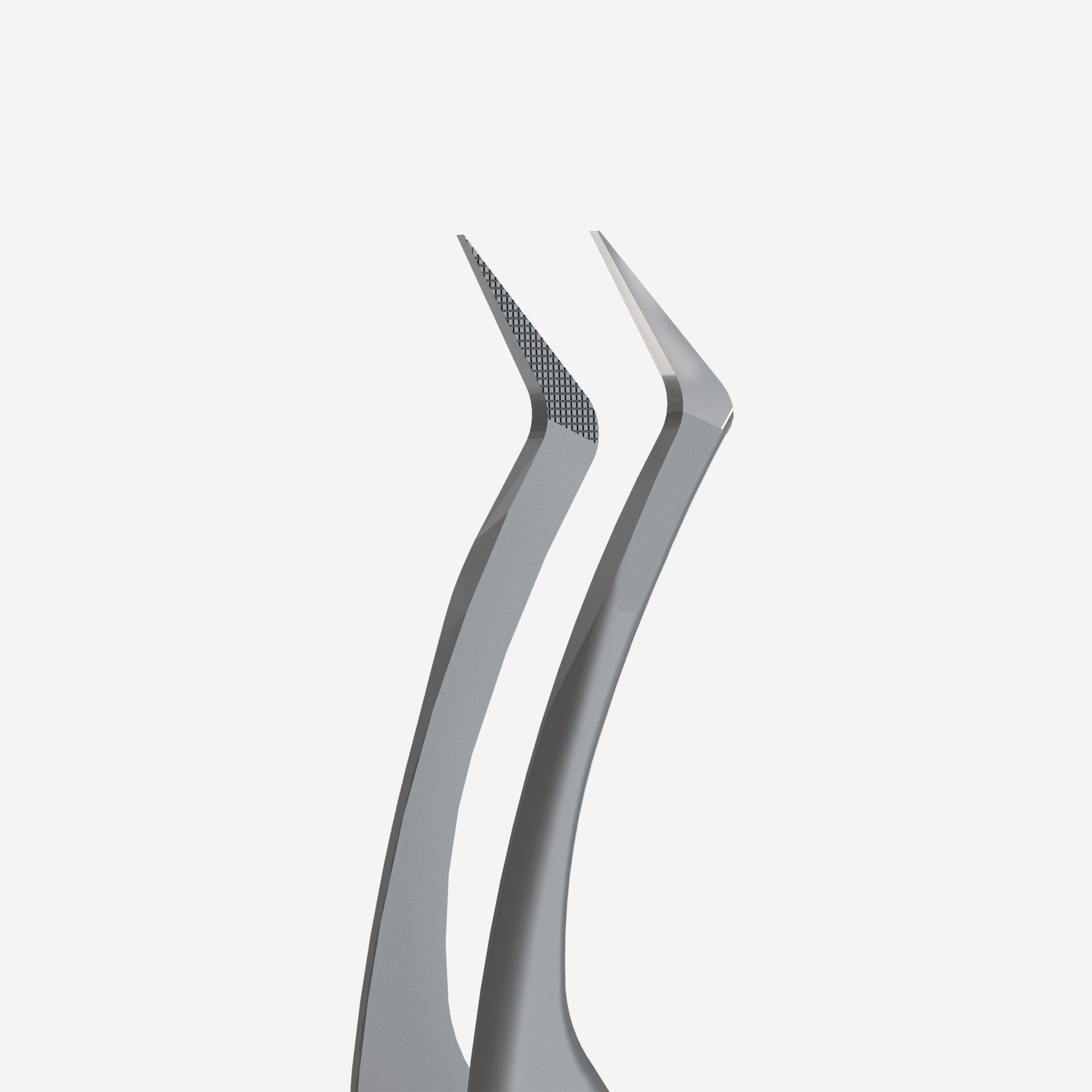 Professional eyelash tweezers with fiber tips EXPERT 45 TYPE 2 (L-shaped, 40′) image 2