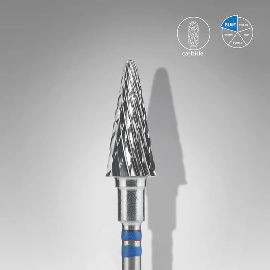 Carbide Nail Drill Bit For Left-Handed Users Cone Blue EXPERT Head Diameter 6 Mm / Working Part 14 Mm image 0