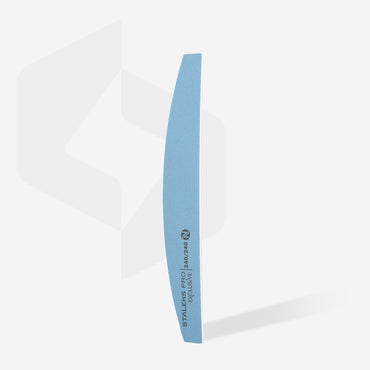 Mineral crescent nail file EXCLUSIVE without foam 240/240 grit