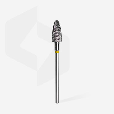 Carbide nail drill bit, “corn” yellow, head diameter 6 mm / working part 14 mm image 1
