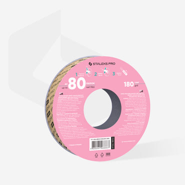 White disposable abrasive tape papmAm EXPERT (without plastic case) STALEKS PRO 180 grit image 1