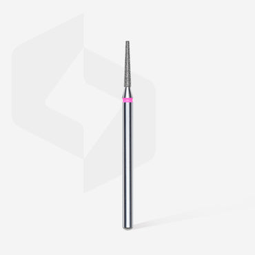Diamond nail drill bit, "frustum", red, head diameter 1.8 mm/ working part 8 mm image 1