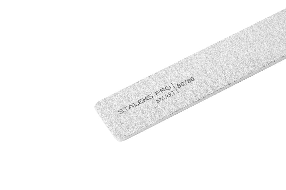 Mineral broad straight nail file SMART 80/80 grit, (5 pcs.), set image 2
