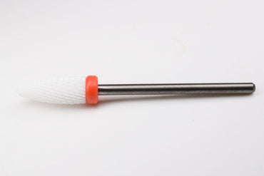 Flame Ceramic Nail Drill Bit. Red image 1