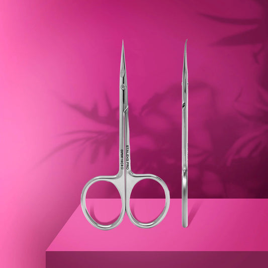 Professional cuticle scissors with hook for left-handed users EXPERT 13 TYPE 3 image 0