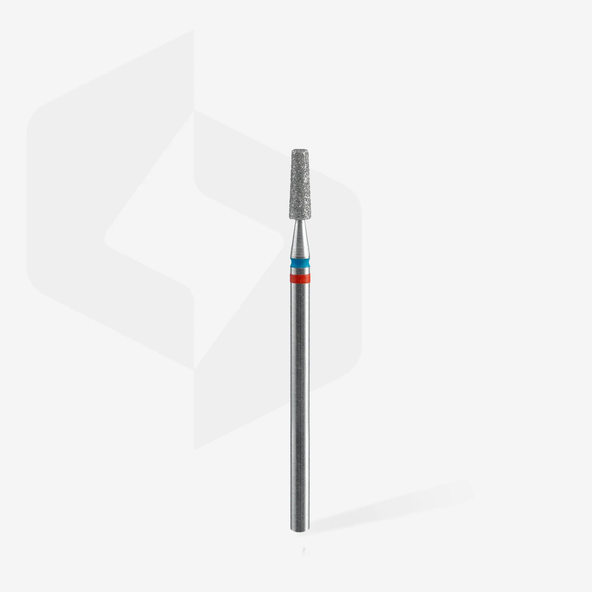 Diamond nail drill bit DUO cone red-blue EXPERT head diameter 2,5 mm / working part 8 mm image 1