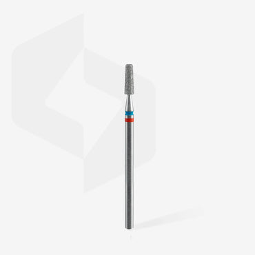 Diamond nail drill bit DUO cone red-blue EXPERT head diameter 2,5 mm / working part 8 mm image 1