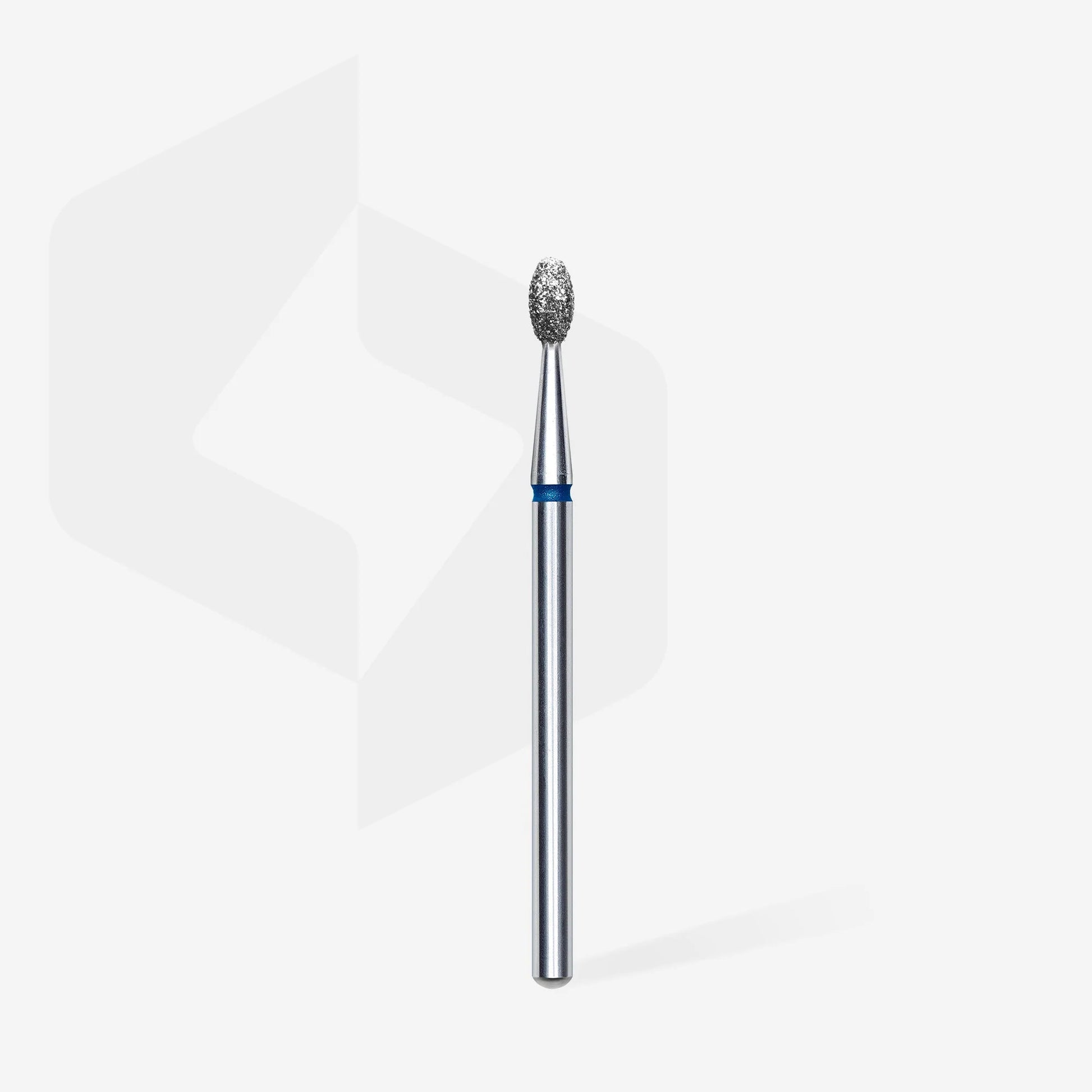 Diamond nail drill bit olive blue EXPERT head diameter 2,5 mm / working part 5 mm image 2