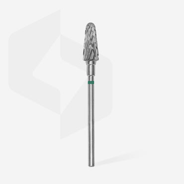 Carbide nail drill bit, "frustum", green, head diameter 6 mm/ working part 14 mm image 1