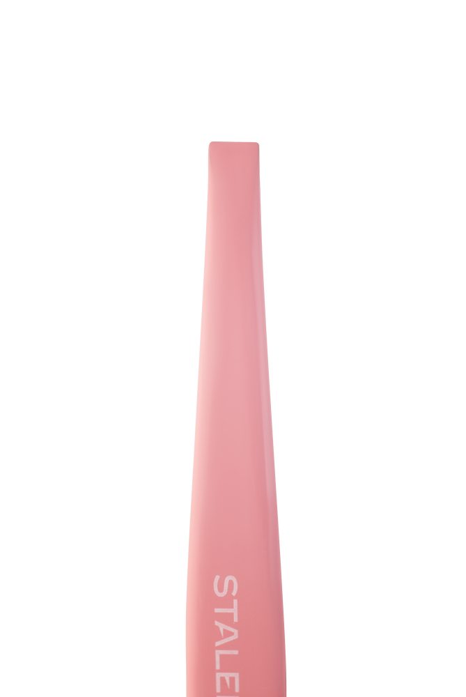 Eyebrow tweezers BEAUTY & CARE 11 TYPE 3 (wide slant), pink colour image 1