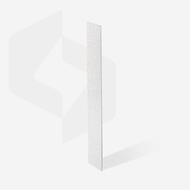 Disposable white files for straight nail file on a soft foam layer EXPERT 20 100 grit (30 pcs) image 1