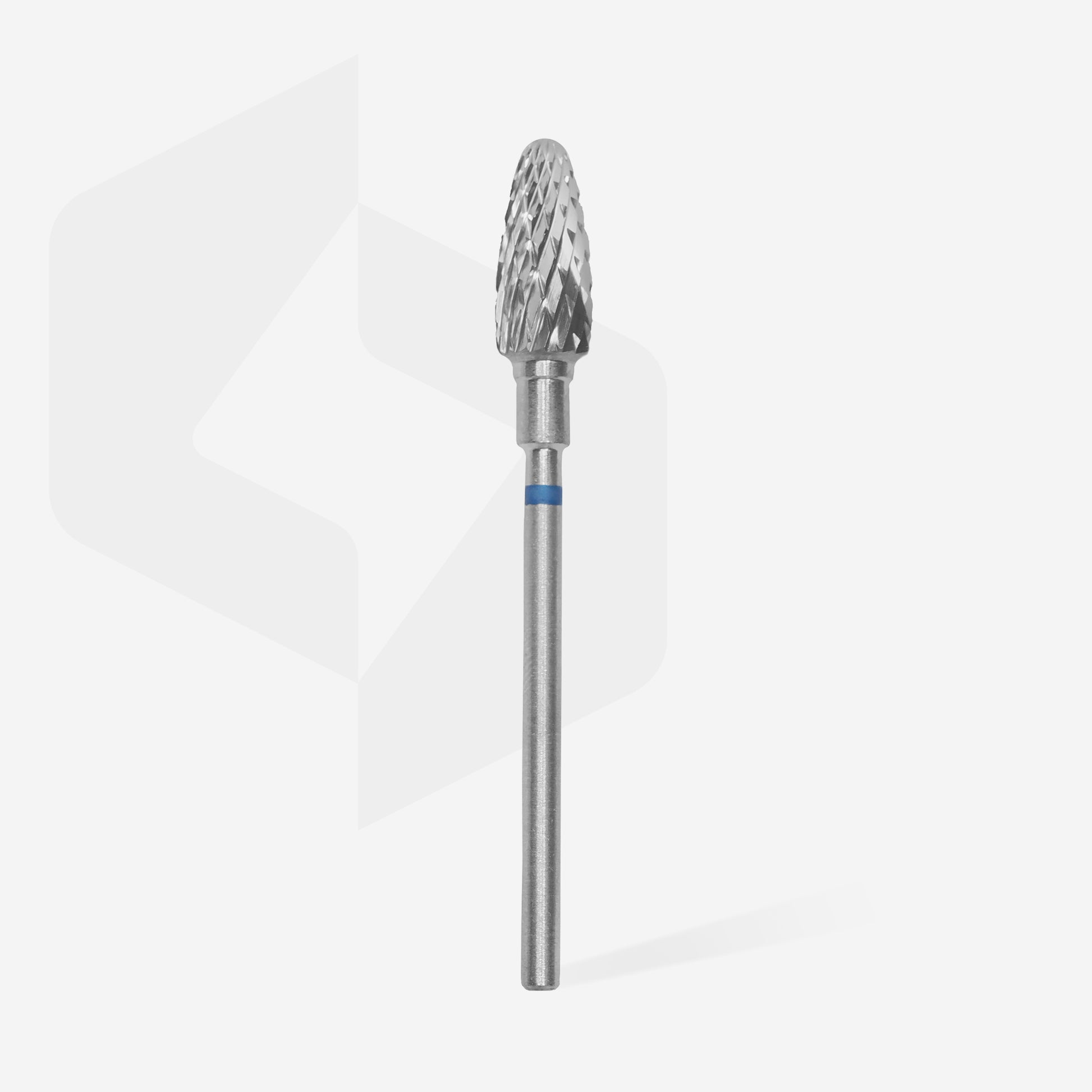 Carbide nail drill bit, "corn", blue, head diameter 6 mm/ working part 14 mm image 1
