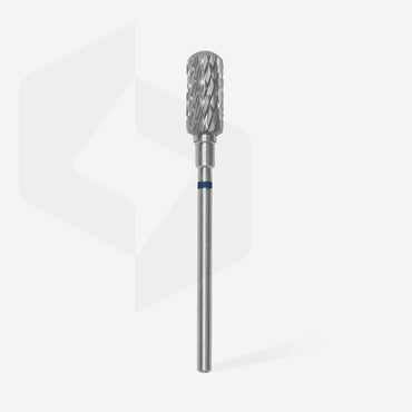 Carbide nail drill bit, rounded safe "cylinder", blue, head diameter 6 mm/ working part 14 mm image 1