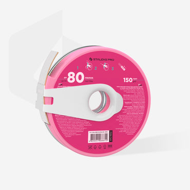 White disposable abrasive tape papmAm EXPERT in a plastic case STALEKS PRO 150 grit image 1