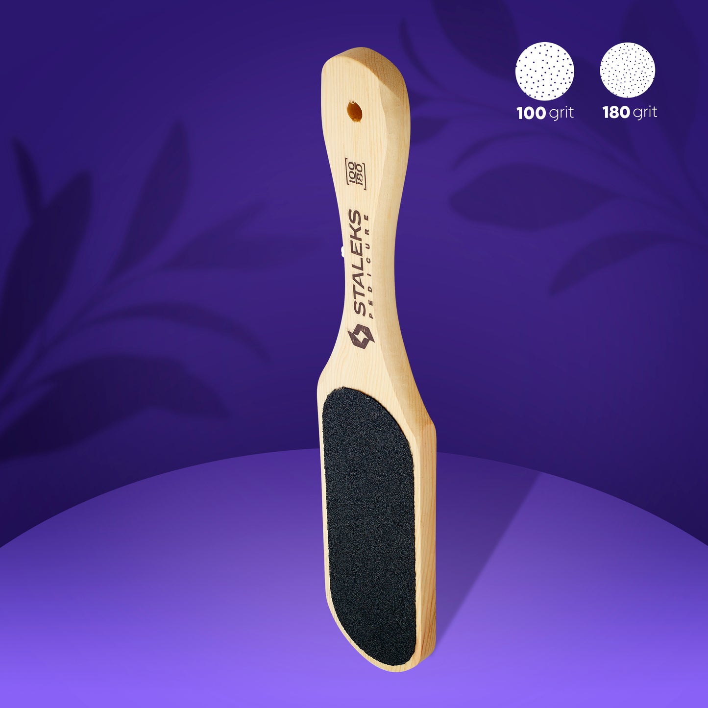 Wooden pedicure foot file BEAUTY & CARE 10 TYPE 1 (100/180) image 0