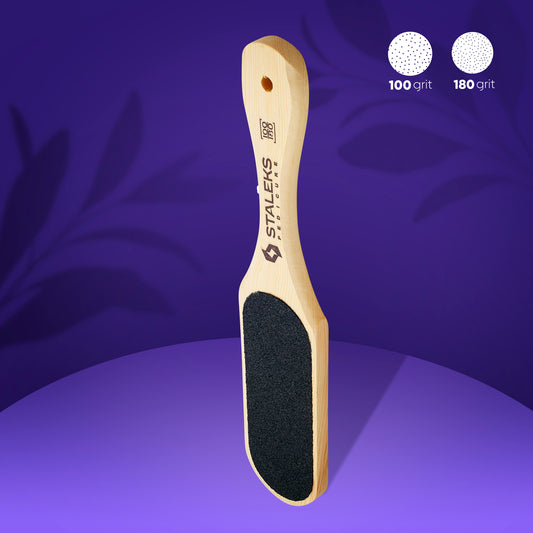 Wooden pedicure foot file BEAUTY & CARE 10 TYPE 1 (100/180) image 0