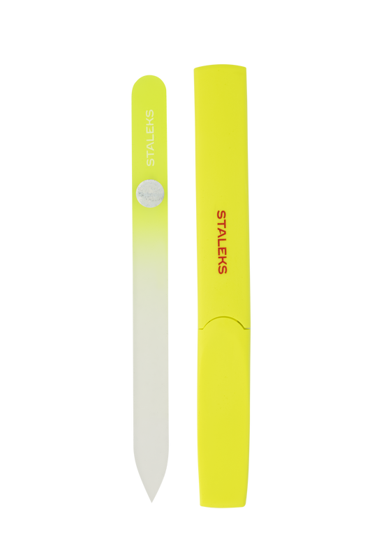 Nail file glass in plastic case BEAUTY & CARE 13 128 mm image 0