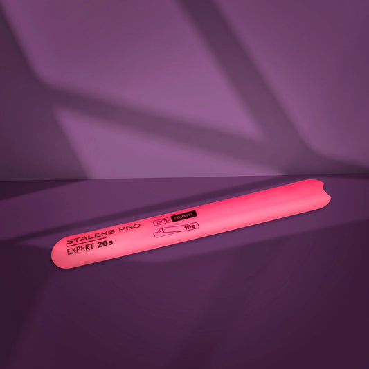 Straight beveled plastic base for nail file EXPERT 20s (130 mm) image 0
