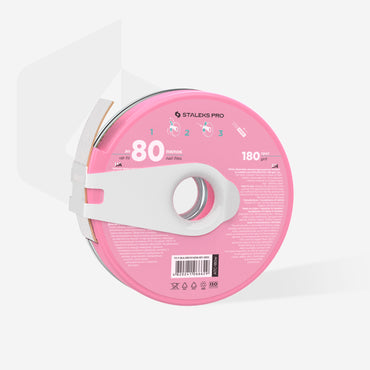 White disposable abrasive tape papmAm EXPERT in a plastic case STALEKS PRO 180 grit image 1