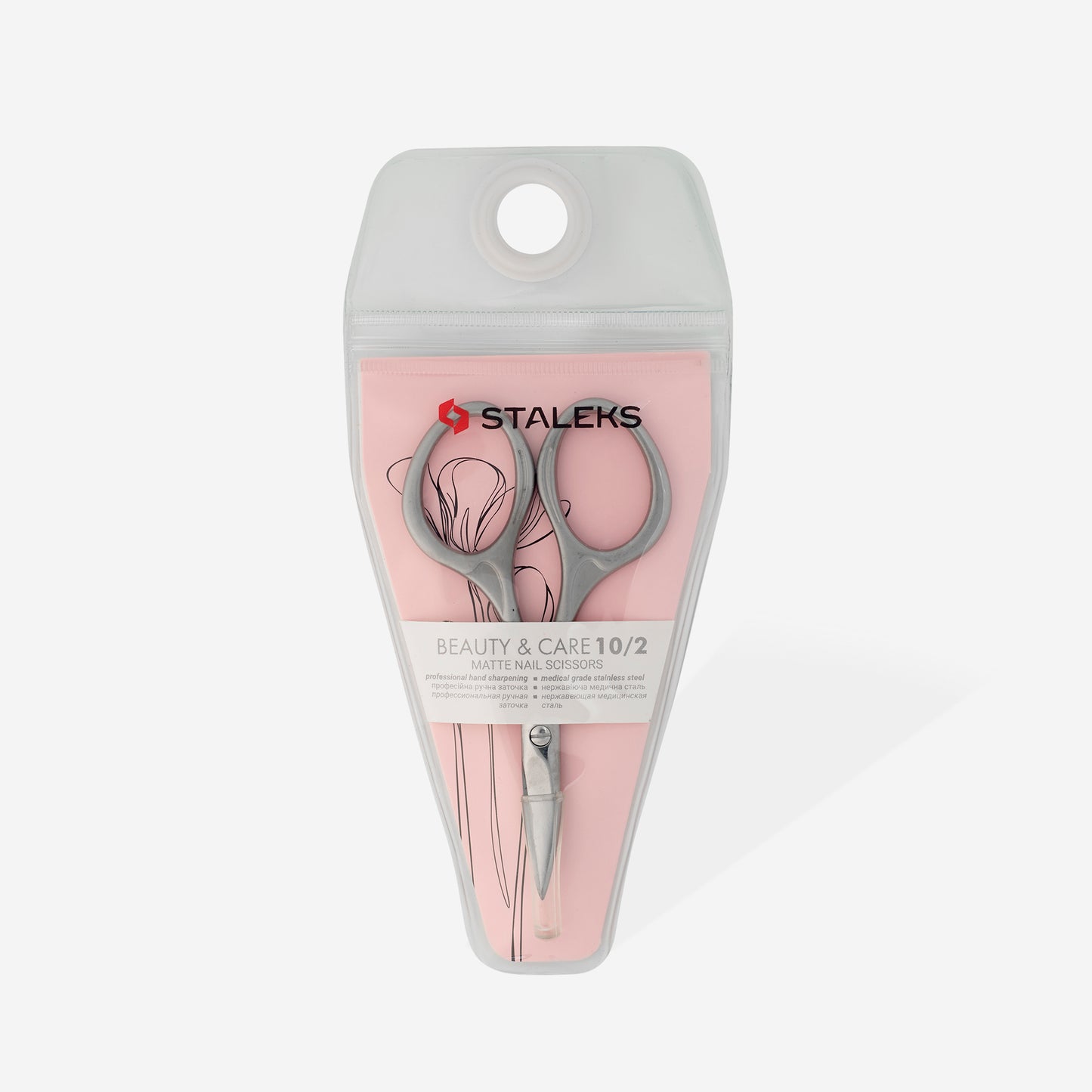 Matte nail scissors BEAUTY & CARE 10 TYPE 2 image 5