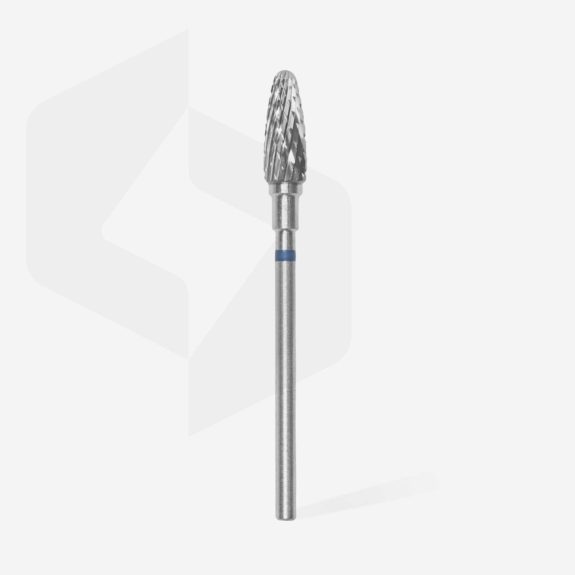 Carbide nail drill bit, "corn", blue, head diameter 5 mm/ working part 13 mm image 1